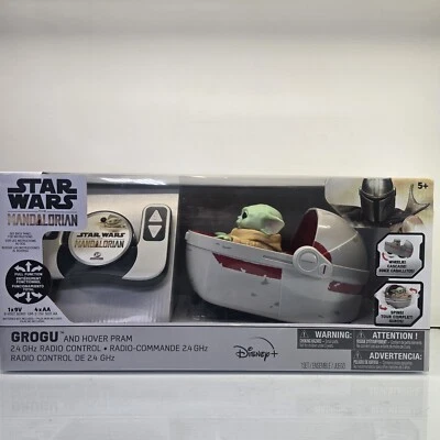 Star Wars The Mandalorian Grogu and Hover Pram Radio Control New  - Image 1 of 4