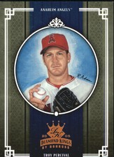 2005 Diamond Kings Bronze Anaheim Angels Baseball Card #10 Troy Percival/100