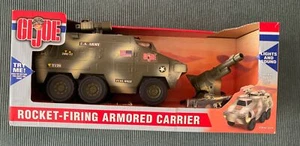 G.I. Joe 2001 complete With Box Rocket firing armored carrier Vintage See Notes. - Picture 1 of 20