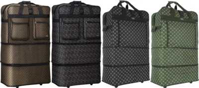 ROLITE 30"/36"/40" Expandable Rolling Duffel Bag Wheeled Spinner Suitcase Luggage