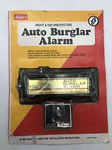 VTG Safers Auto Burglar Alarm Emergency Security NEW AND SEALED RARE 1980s 