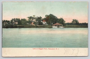 See bei Daggett Park Pawtucket RI Rhode Island 1907 Postkarte - Bild 1 von 2