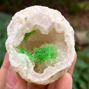 116 g Indischer Löwenzahn Zeolith Quarz Kristall Cluster Mineral Präparat - Bild 1 von 12
