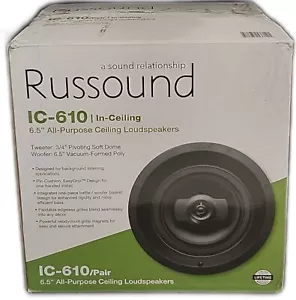 Russound Altoparlanti da soffitto multiuso 6,5" (coppia) IC-610 - Foto 1 di 6