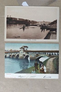 PAVIA CITTA'-TICINO-LOTTO 2 CARTOLINE-C71-191 - Picture 1 of 1