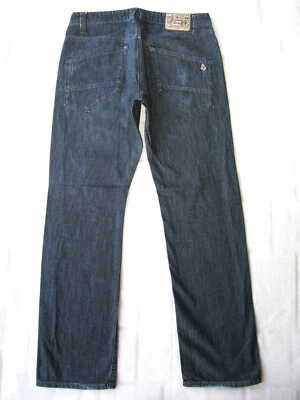 Volcom Mens Nova Modern Straight Jeans Sz 32 X 31 Dark Blue 100% Cotton - Image 1 of 4