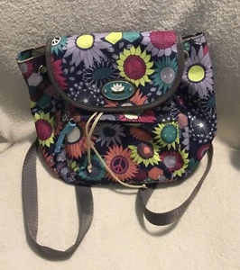 LILY BLOOM SUNFLOWER PEACE MINI BACKPACK BAG KARMA BLOOM ECO FRIENDLY - Picture 1 of 5