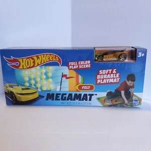 Hot Wheels Megamat Soft and Durable Felt Car Included Mat Pretend Play - Picture 1 of 3