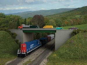 Walthers HO Scale ~ New 2025 ~ Modern Concrete Highway Overpass ~ kit ~ 933-4567 - Picture 1 of 1