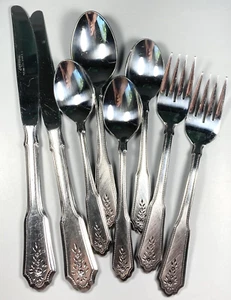 Set of 8 Stanley Rogers Norcrest Brentwood Stainless Flatware Silverware Forks - Picture 1 of 7