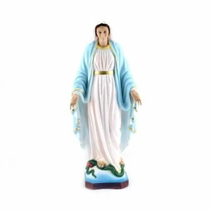 Statua della Madonna Immacolata in resina occhi dipinti 50 cm Nuovo Modello - Foto 1 di 7