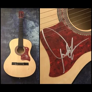 GFA Country Legend * DWIGHT YOAKAM * Signed Acoustic Guitar PROOF COA - Picture 1 of 8