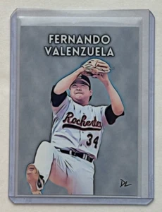 Fernando Valenzuela Limited Artist Sign Rochester Red Wings Trading Card 1/10 - Picture 1 of 2
