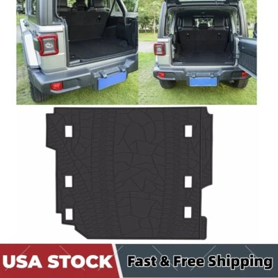 for 2018-2023 Jeep Wrangler JL JLU 4-Door Heavy Duty Trunk Cargo Liner Mat Tray  - Image 1 of 4