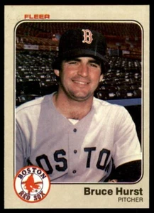 1983 Fleer - #186 Bruce Hurst Boston Red Sox Baseball Card - Picture 1 of 2