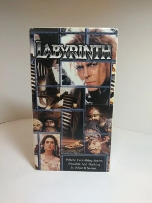 Labyrinth VHS, 1999 David Bowie Jennifer Connelly Complete Tested  - Image 1 of 4