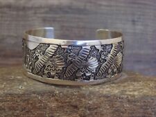 Navajo Indian Sterling Silver Storyteller Bracelet Signed by Becenti