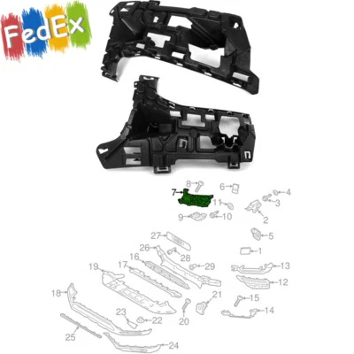 Headlight Bracket Left Right Side Fit For 2016-2025 Volvo XC90 31353370 31353371 - Image 1 of 4