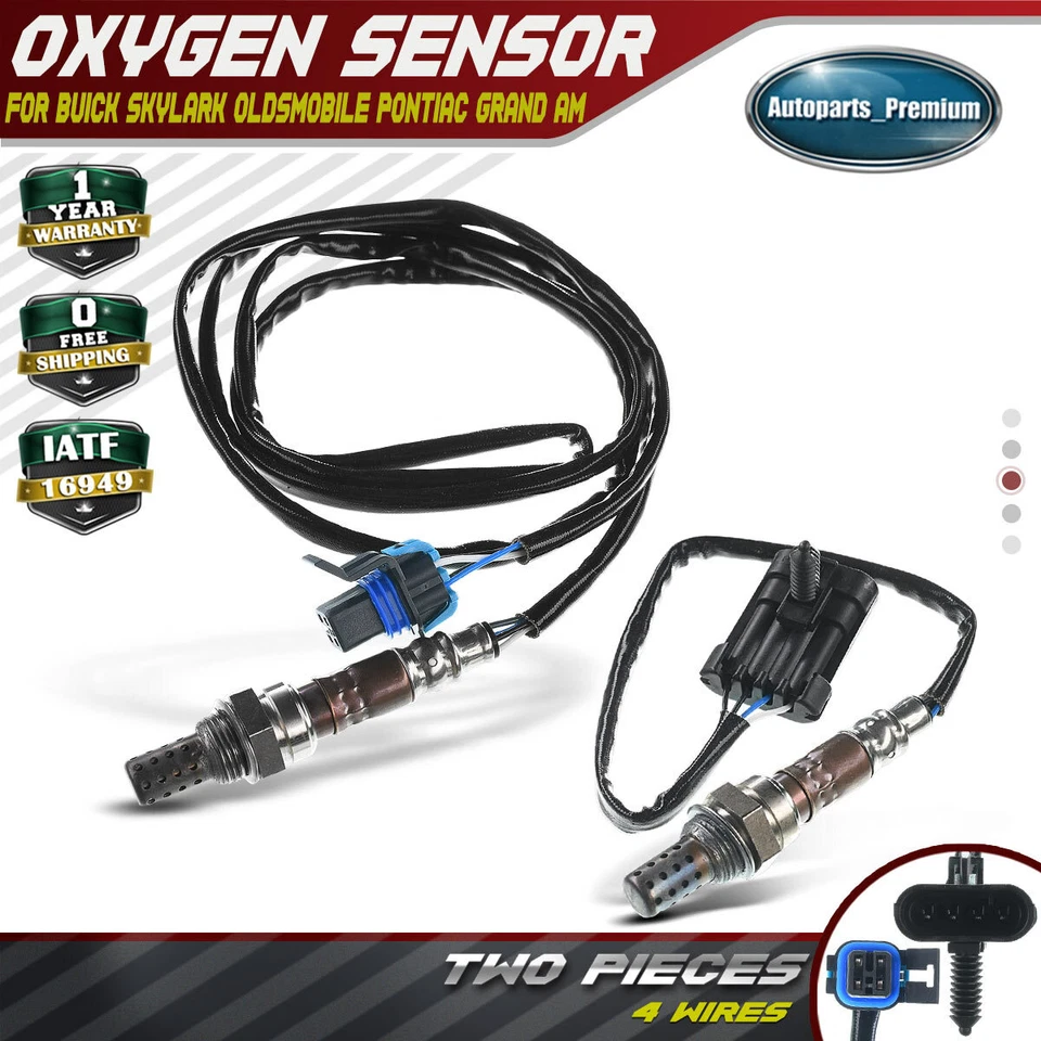 2x Sensor de oxígeno O2 aguas arriba y aguas abajo para Buick Skylark Pontiac Grand AM 96 Foto 1 de 4