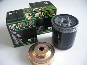 Harley Davidson 2 Ölfilter Hiflo HF171B Fat Boy Heritage Softail Springer Road  - Bild 1 von 3