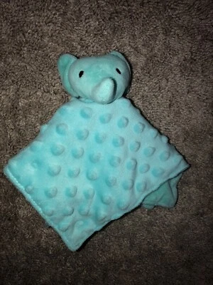 Manta de seguridad para bebé de felpa Green Elephant Lovey pequeña 10"" Foto 1 de 4