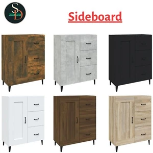 Sideboard Cupboard Storage Cabinet Buffet Highboard Engineered Wood vidaXL - Picture 1 of 37