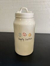 Rae Dunn Happy Spring Easter Easter Egg Rare Tall Cookie Jar Canister Brand New