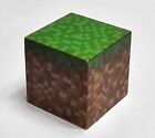 "Figurine articulée originale Minecraft bloc de sol herbe de collection 1 1/2"