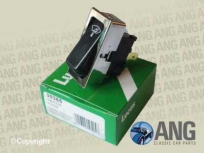 WOLSELEY SIX, AUSTIN, MORRIS 2200 1972-75 LUCAS WINDSCREEN WASHER ROCKER SWITCH - Image 1 of 2