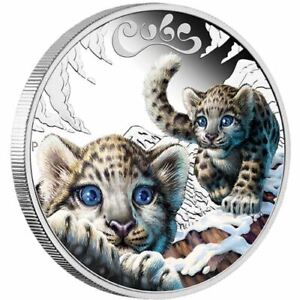 Tuvalu (2016) The Cubs Series Snow Leopard .5oz silver coin (.50 AUS$)