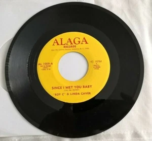 ROY C & LINDA CAVER, SINCE I MET YOU BABY, 1972 US ALAGA LABEL,SOUL, EX. - Picture 1 of 2