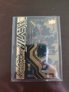 Matt Boldy 2022-23 SPx UD Black Obsidian Gold Rookies /99 #OR-2 Minnesota Wild