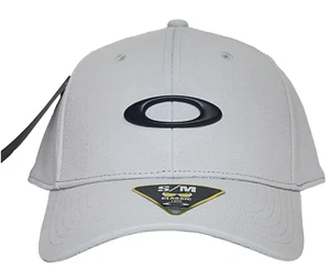 Oakley Tincan Cap Lunar Rock & Black Ellipse orlo curvo fascia traspirante S/M - Foto 1 di 14