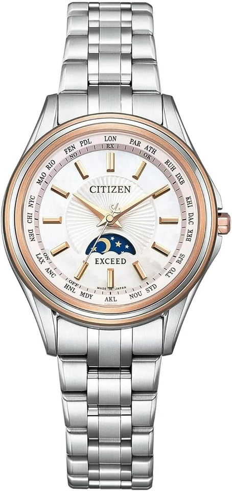 CITIZEN EE1014-61W EXCEED 45th Anniversary Titanium Eco-Drive Radio Solar Watch