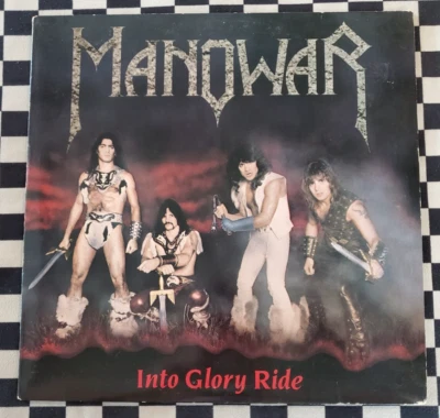 Into Glory Ride LP by Manowar vinyl 1983 VG+ MRI169-666 Megaforce Records - Image 1 of 4