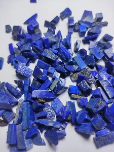 Natural Small Lapis Lazuli Sticks (6-10mm) for Detailed Craft Work - Picture 1 of 4