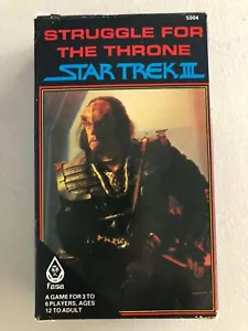 FASA Star Trek III Struggle for the Throne Board Game 5004 - Picture 1 of 2