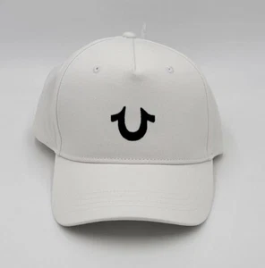 True Religion Mütze Cap Snapback weiß mit schwarzem Logo - World Tour 2003 - NEU Neu mit Etikett - Bild 1 von 11