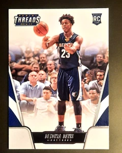 TARJETA DE BALONCESTO DEYONTA DAVIS-2016-17 THREADS ROOKIE RC-BONITA 🏀 GRIZZLIES-PANINI - Imagen 1 de 2