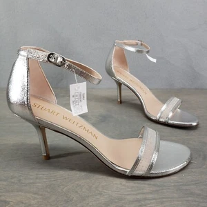 Stuart Weitzman Adrianna High Heel Metallic Sandalen Größe 9 B / EU 39,5 - Bild 1 von 7