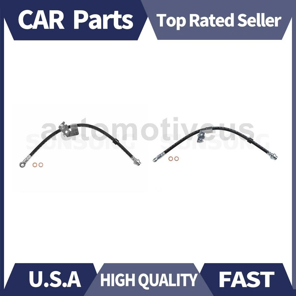 Линия гидравлического шланга переднего тормоза Sunsong 2X для Dodge Caliber 2011 2009 2008 2007 - Изображение 1 из 4