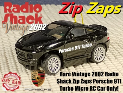 Rare Vintage 2002 Radio Shack Zip Zaps Porsche 911 Turbo Micro RC Car Only! - Image 1 of 4