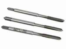 Faithfull - HSS Straight Flute Tap Set M3 x 0.5, 3 Piece
