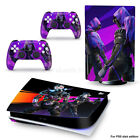 Purple Fortnit PS5 Disk Decal Skin Sticker Playstation5 Console Controller AU