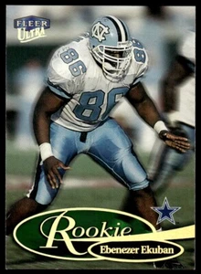 1999 FLEER ULTRA ROOKIE Ebenezer Ekuban Rookie Dallas Cowboys #274R R162 - Picture 1 of 2