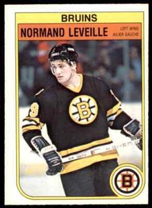 1982-83 O-PEE-CHEE NORMAND LEVEILLE BOSTON BRUINS #13