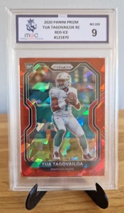 Tua Tagovavailoa Rookie RC Red Ice Prizm 2020 Panini Prizm MGC Grade 9 Neuwertig - Bild 1 von 2