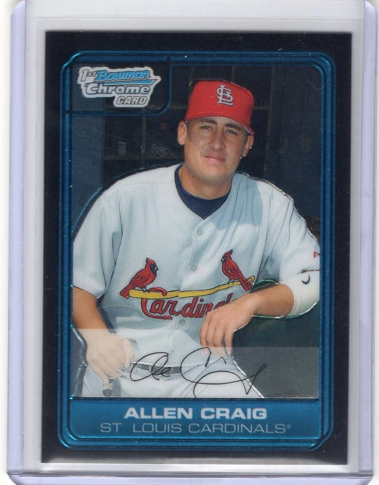 Tarjeta de novato cromada Allen Craig 2006 Bowman Draft #DP36 - CARDENALES Foto 1 de 1