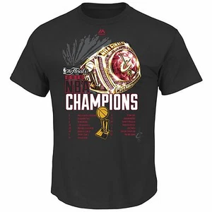 Camiseta de lista de Cleveland Cavaliers Youth Majestic 2016 NBA Finals Talk to the Rings - Imagen 1 de 2