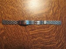 Kreisler Coffin Link Stainless Watch Bracelet Accutron Astronaut Spaceview LONG!